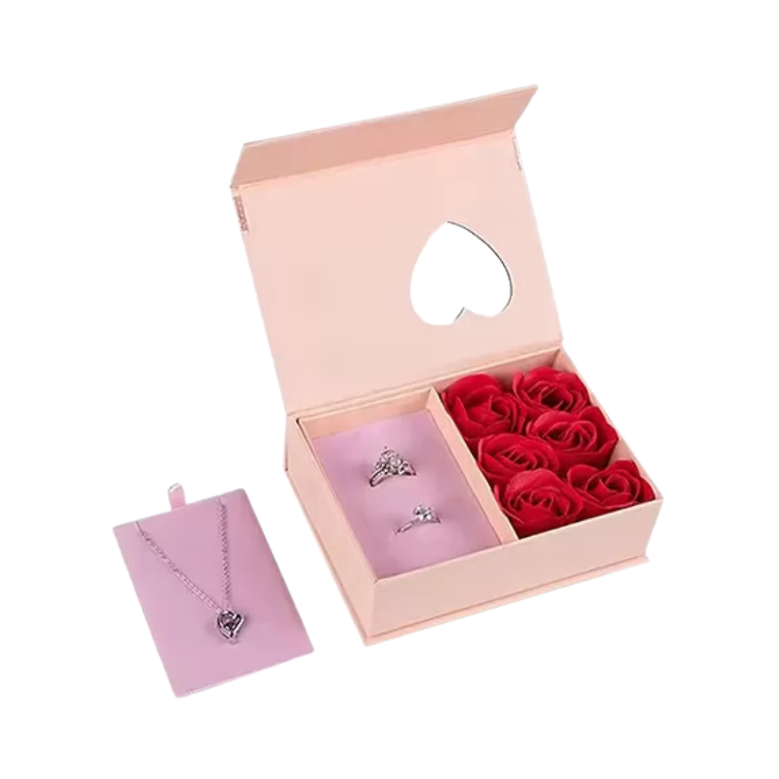 Love Heart Lid-off Boxes
