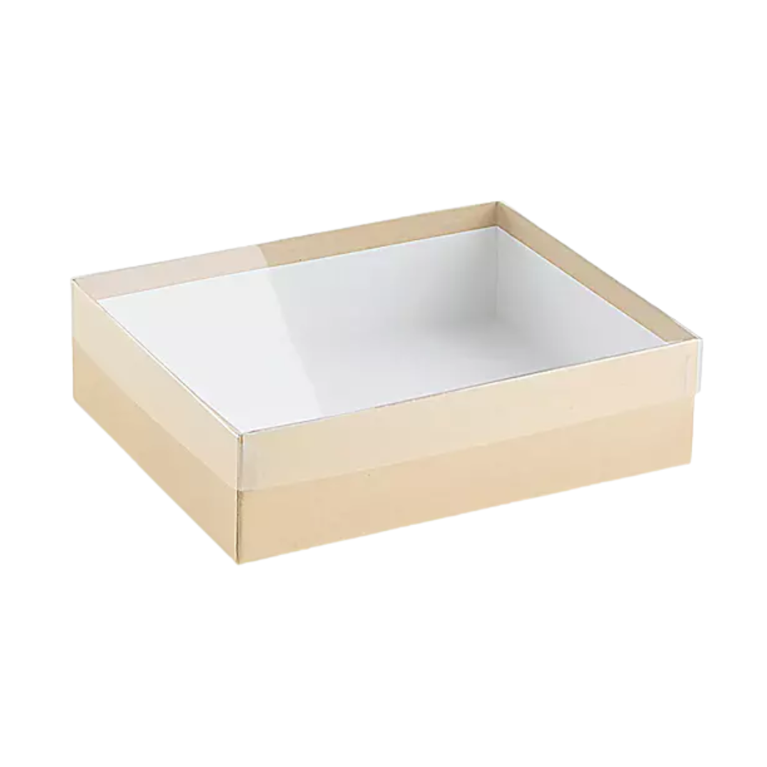 Clear Lid Boxes With Kraft Base