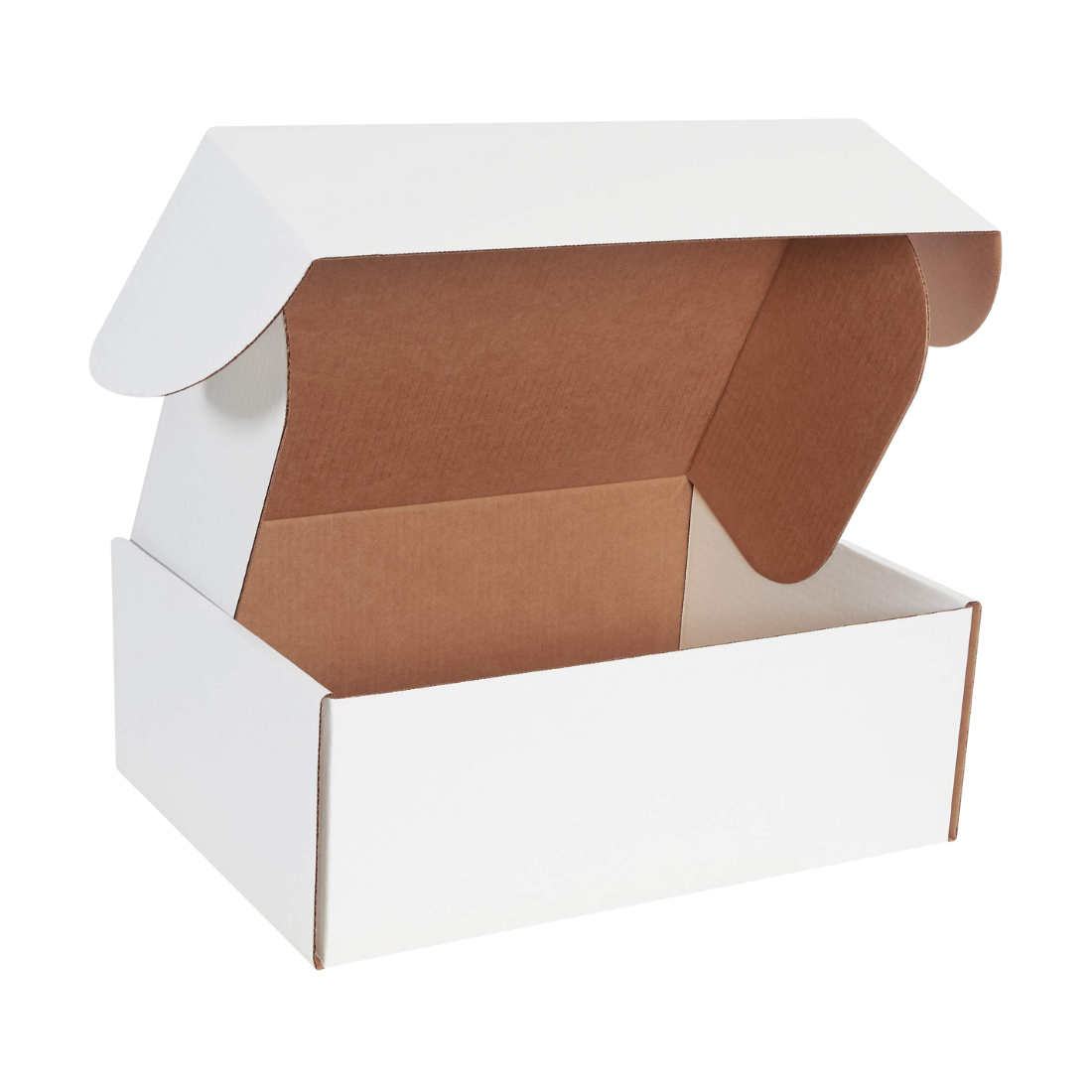 White Tab Lock Mailer Boxes