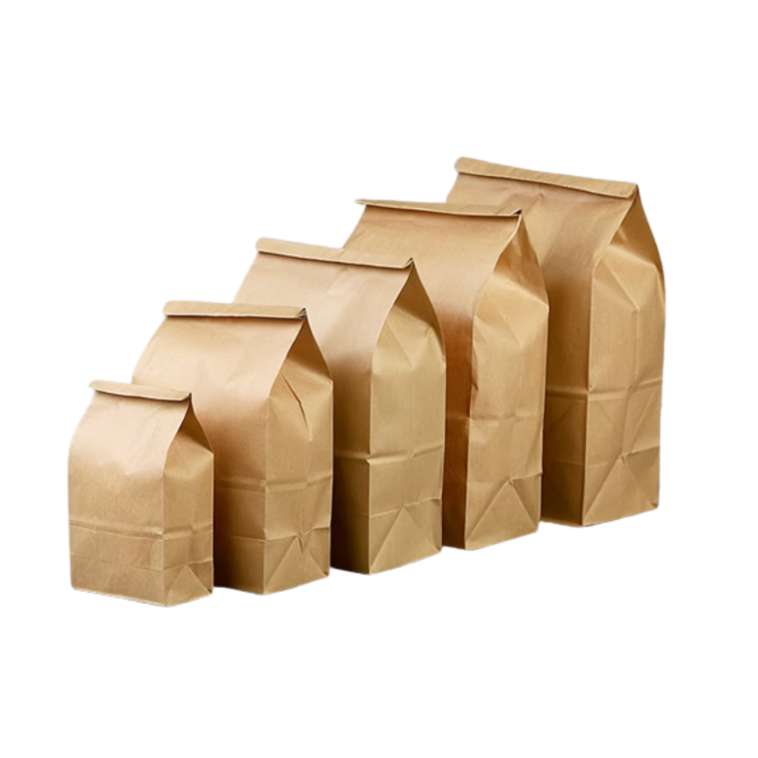 Kraft Paper Bakery Groceries Bags