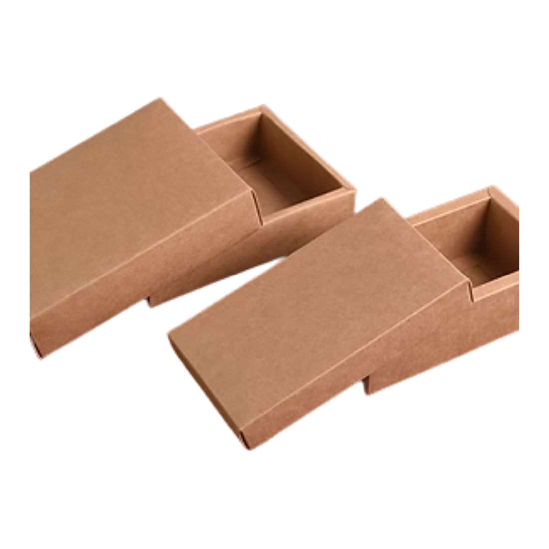 Flat Pack Kraft Boxes with Lid