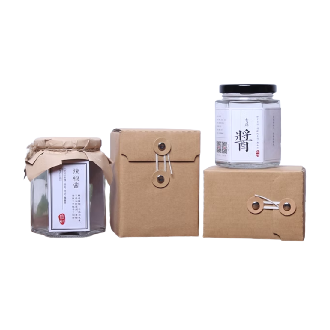 Corrugated Kraft Paper Jar Storage Gift Boxes