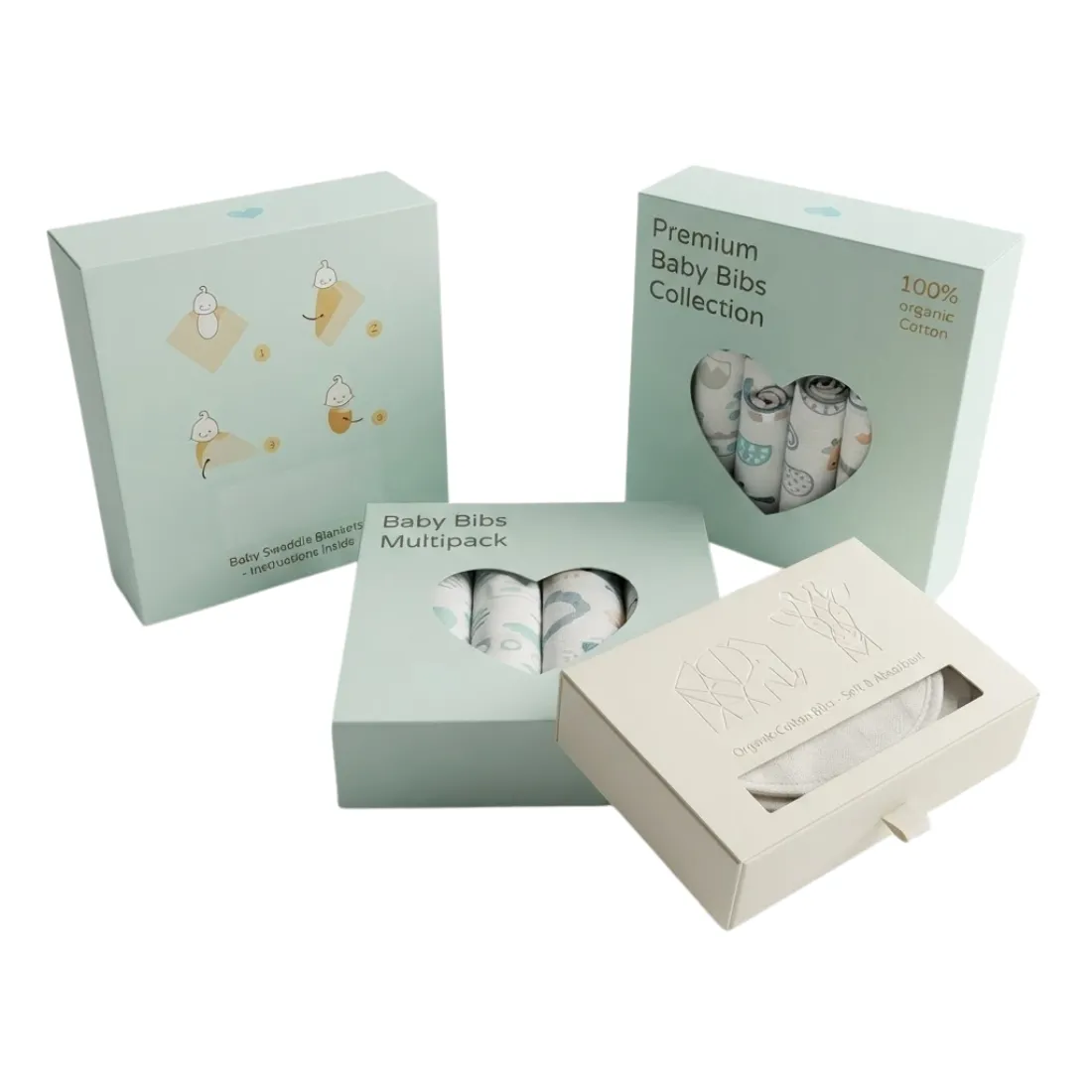 Baby Bibs Packaging Boxes