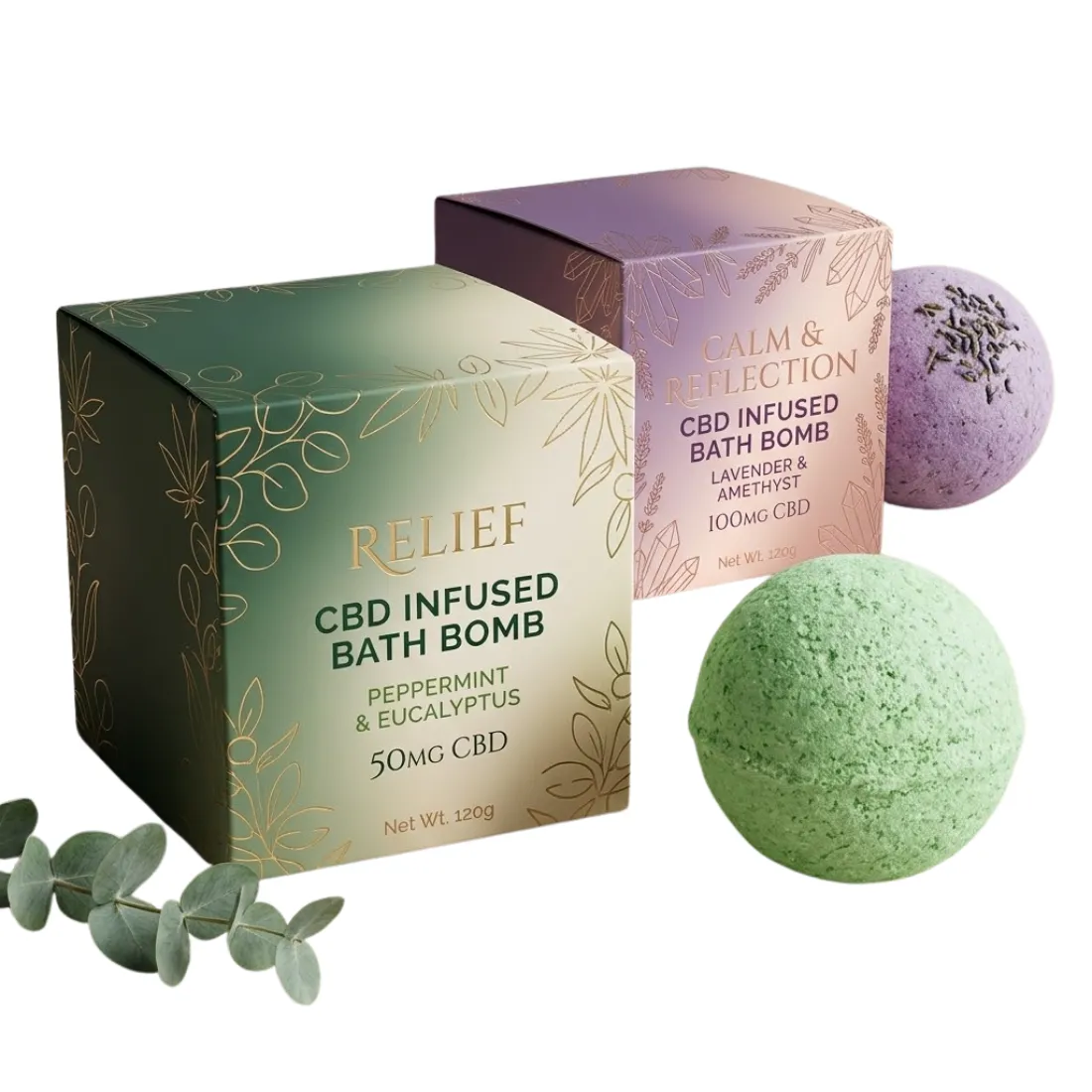 CBD Bath Bomb Boxes