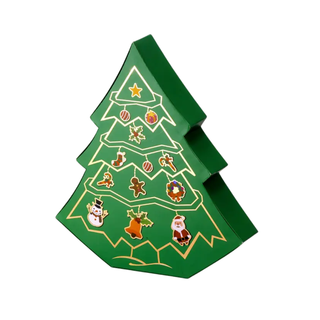 Christmas Tree Shaped Holiday Boxes