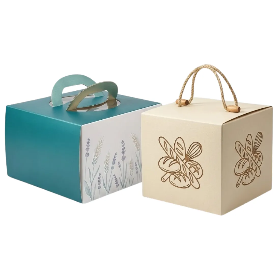 Custom Bakery Carry Boxes