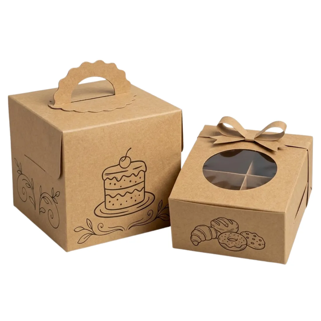 Custom Bakery Kraft Boxes