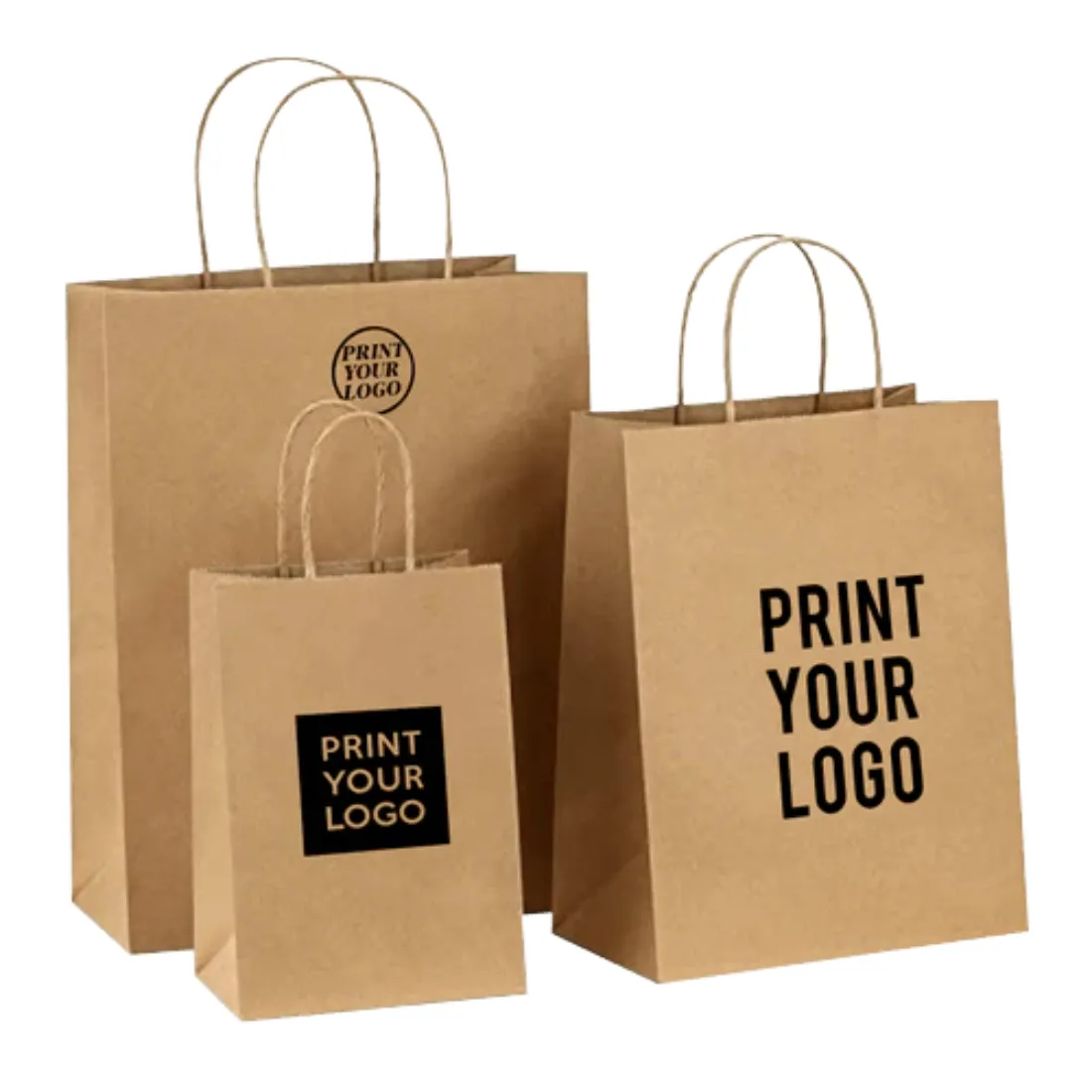 Custom Brown Paper Bags