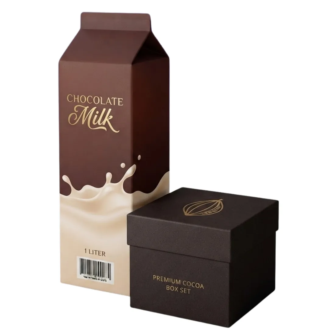 Custom Chocolate Milk Packaging Boxes