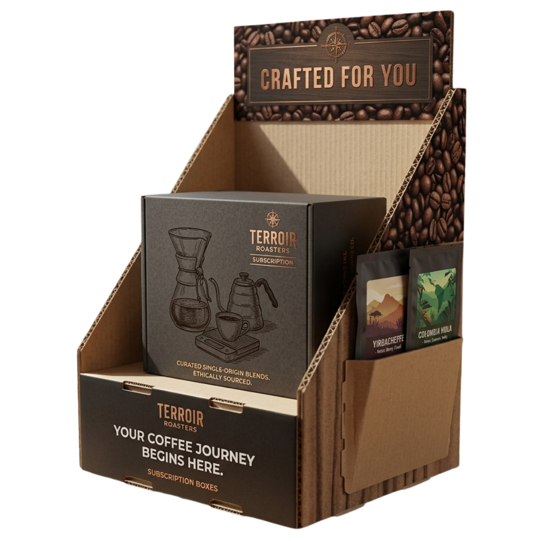 Custom Coffee Display Boxes