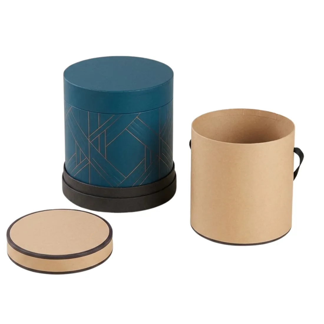 Custom Cylinder Rigid Boxes