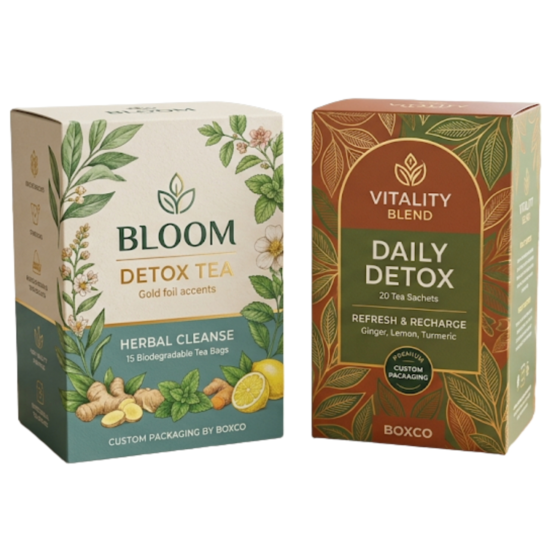 Custom Detox Tea Boxes