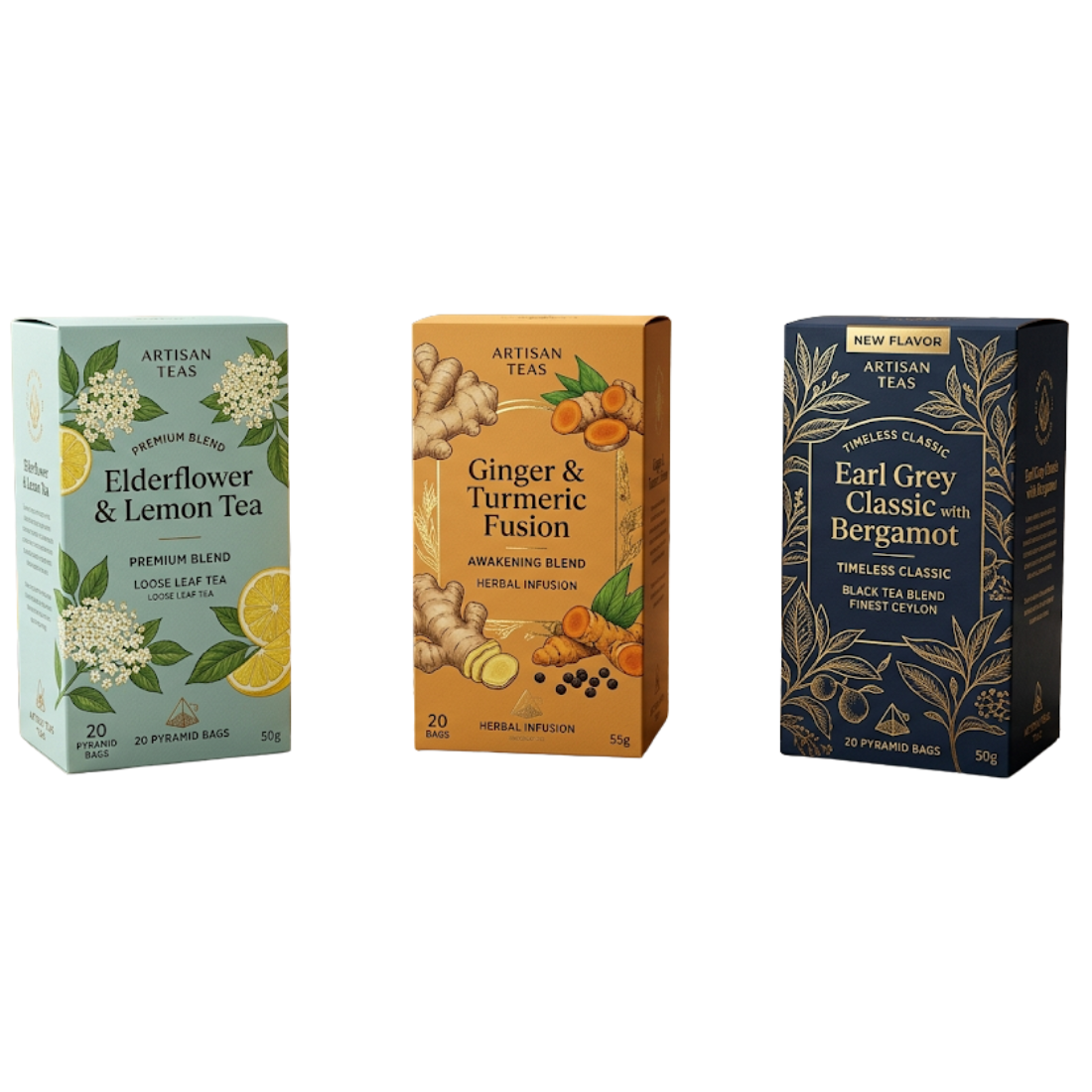 Custom Flavored Tea Boxes