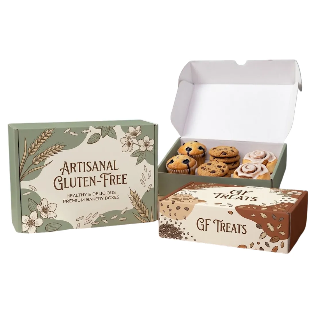 Custom Gluten Free Bakery Boxes