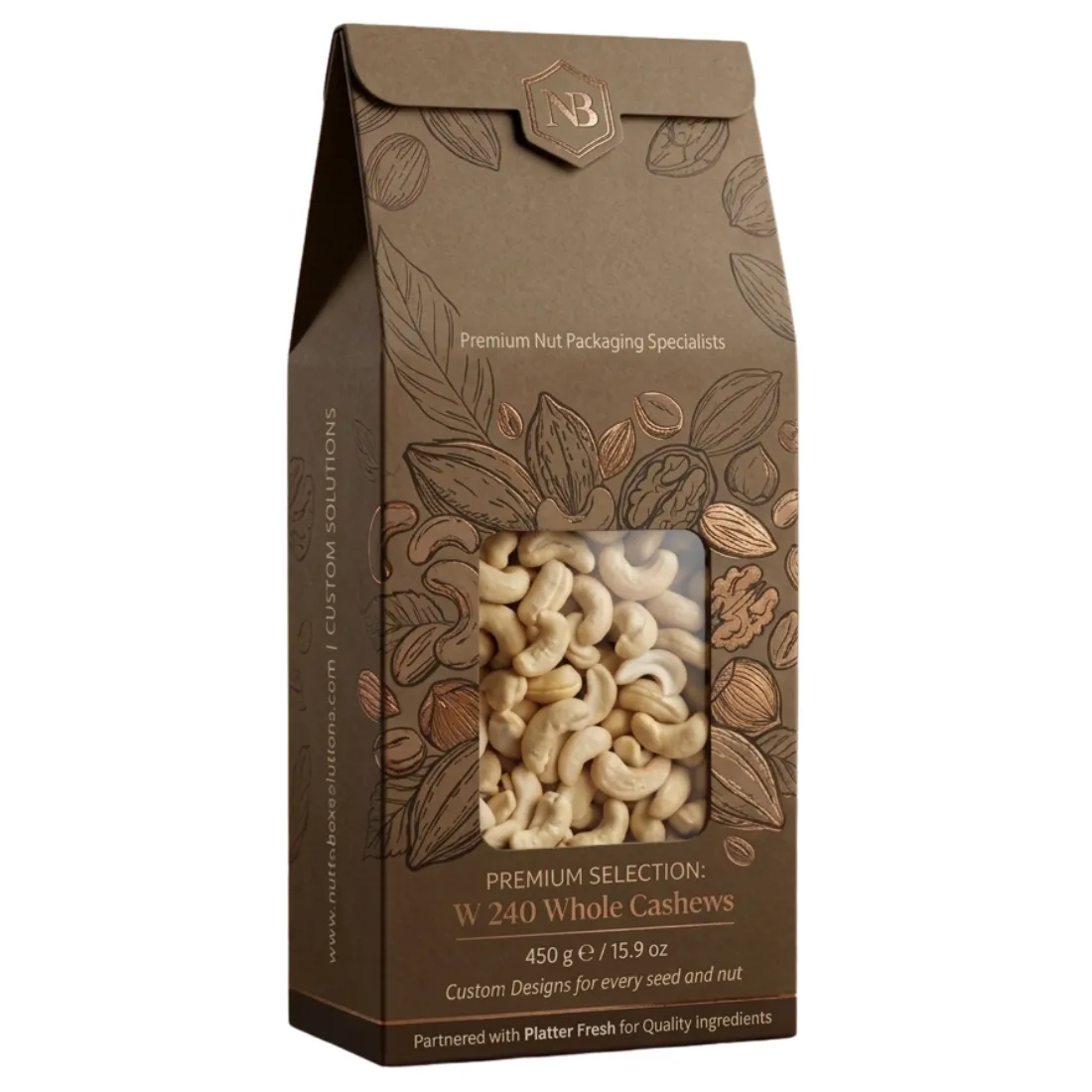 Custom Nut Packaging Boxes
