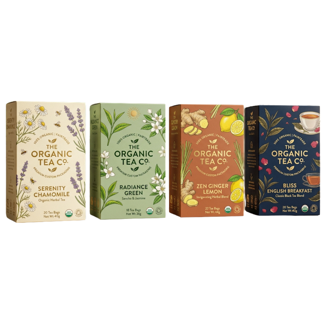 Custom Organic Tea Boxes