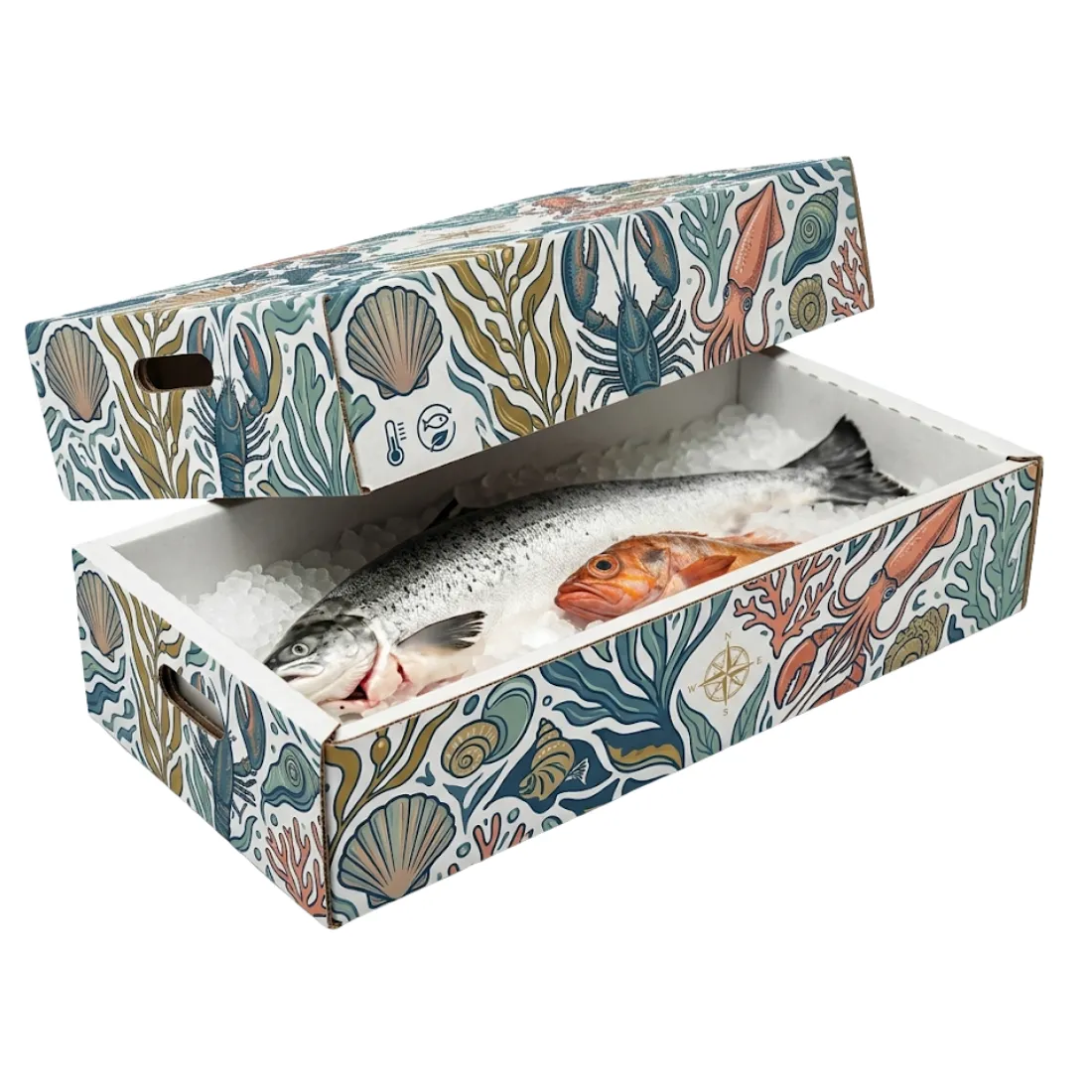 Custom Seafood Packaging Boxes