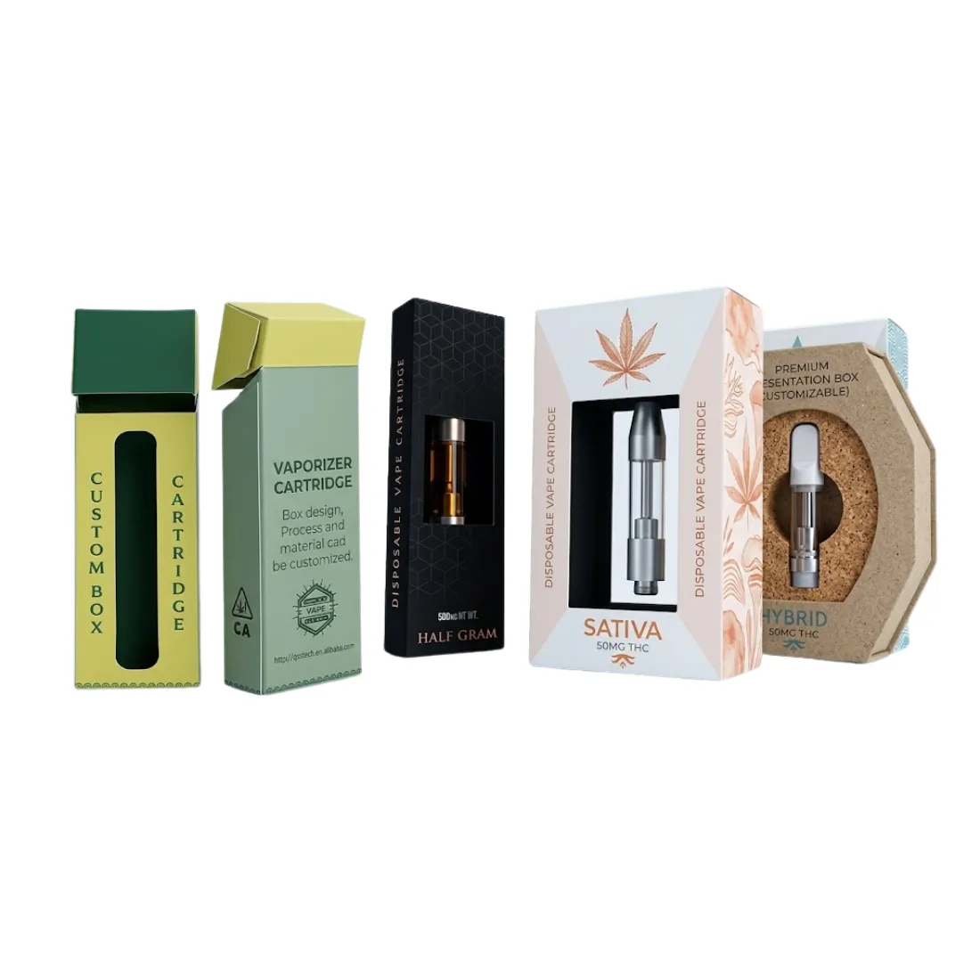 Custom Vape Cartridge Packaging