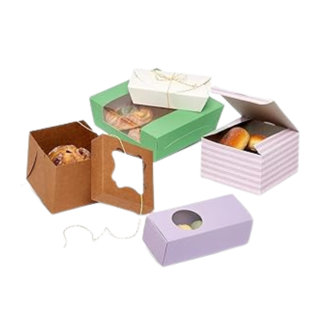 Kraft Two Piece Donut Boxes