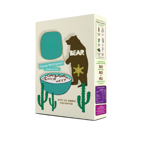 Custom Cereal With Bear On Box