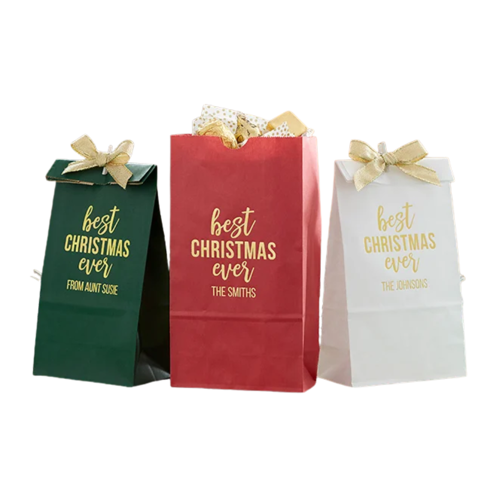 Custom Christmas Paper Bags