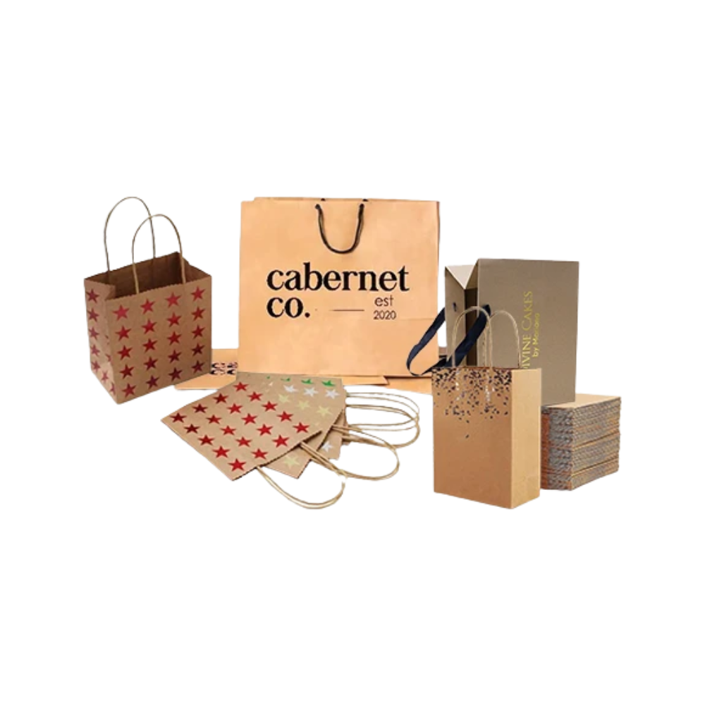 Custom Brown Paper Bags