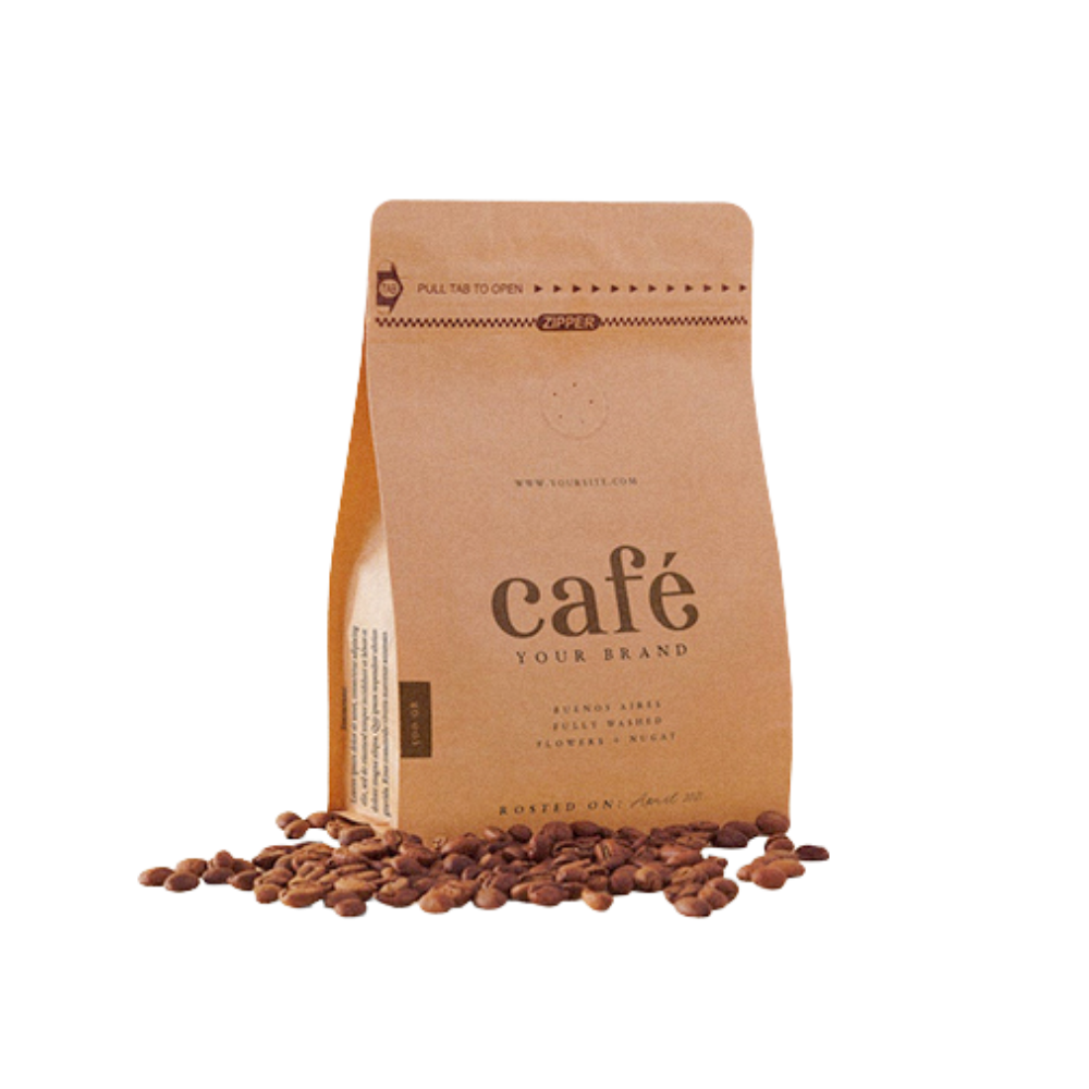 Custom Coffee Kraft Bags