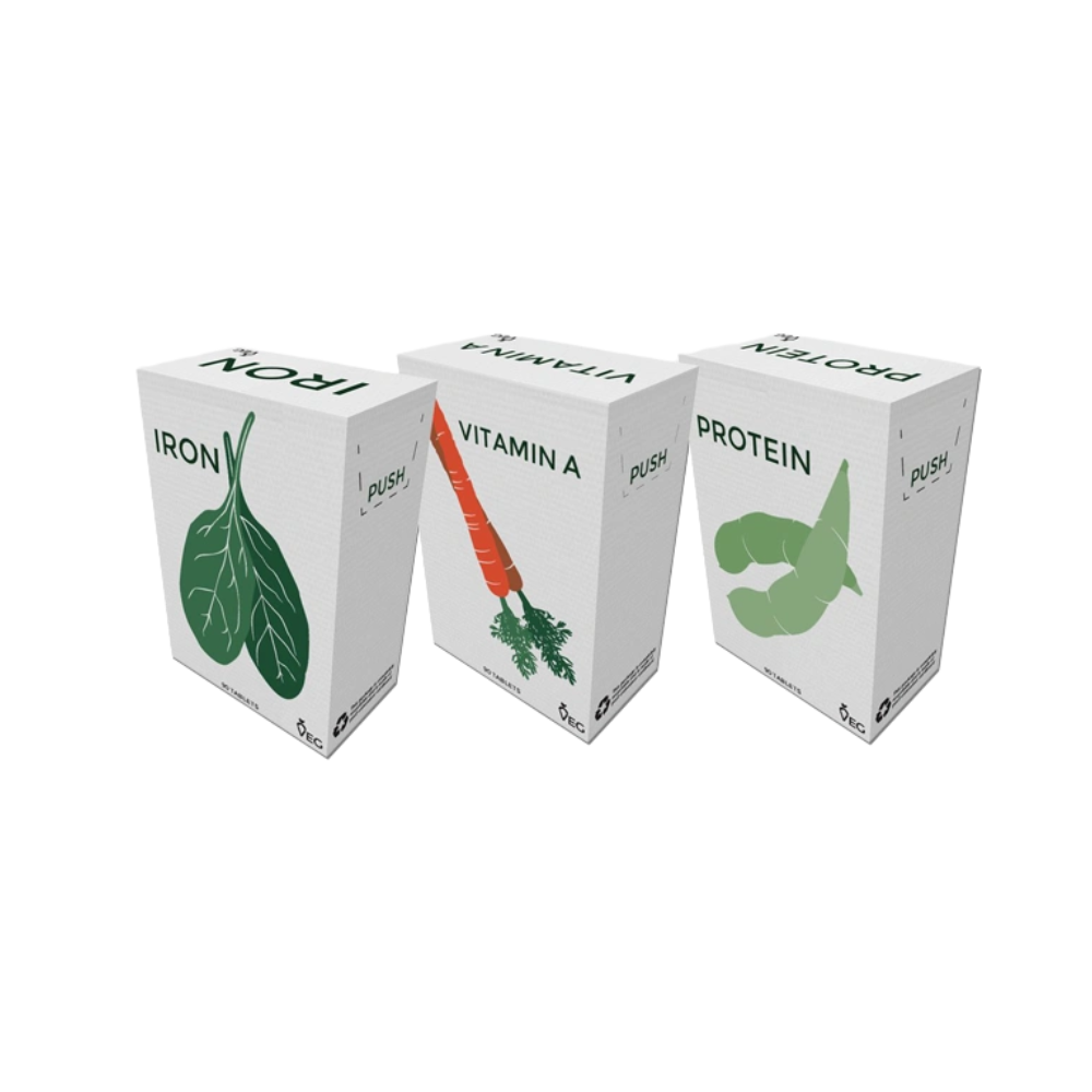 Custom Food Supplement Packaging