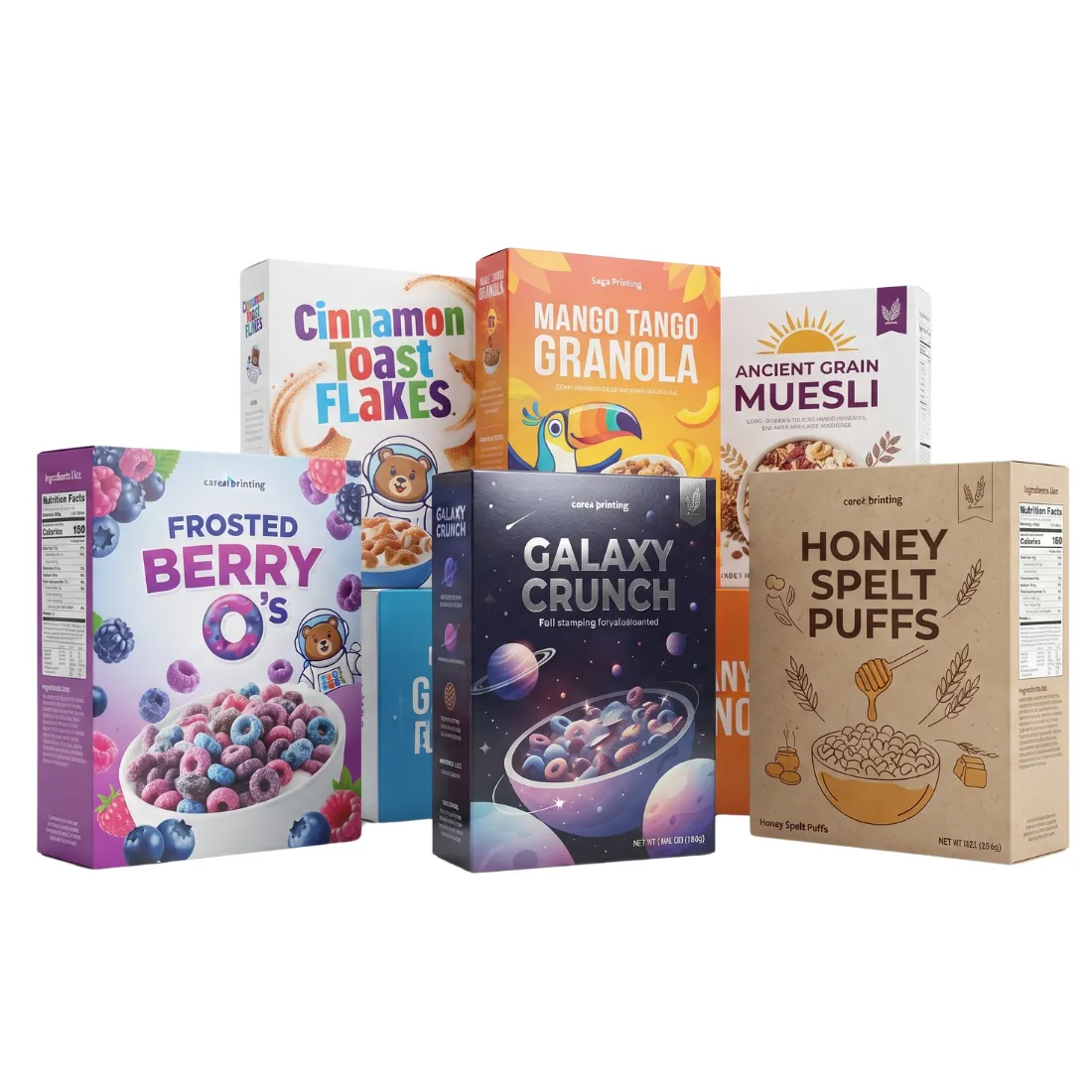 Custom Cereal Boxes Wholesale