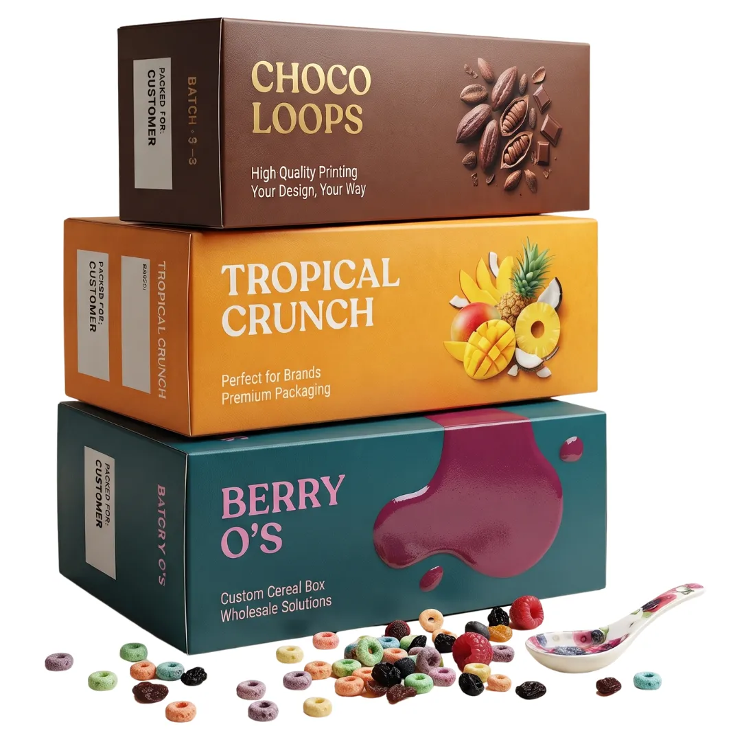 Custom Cereal Boxes Wholesale