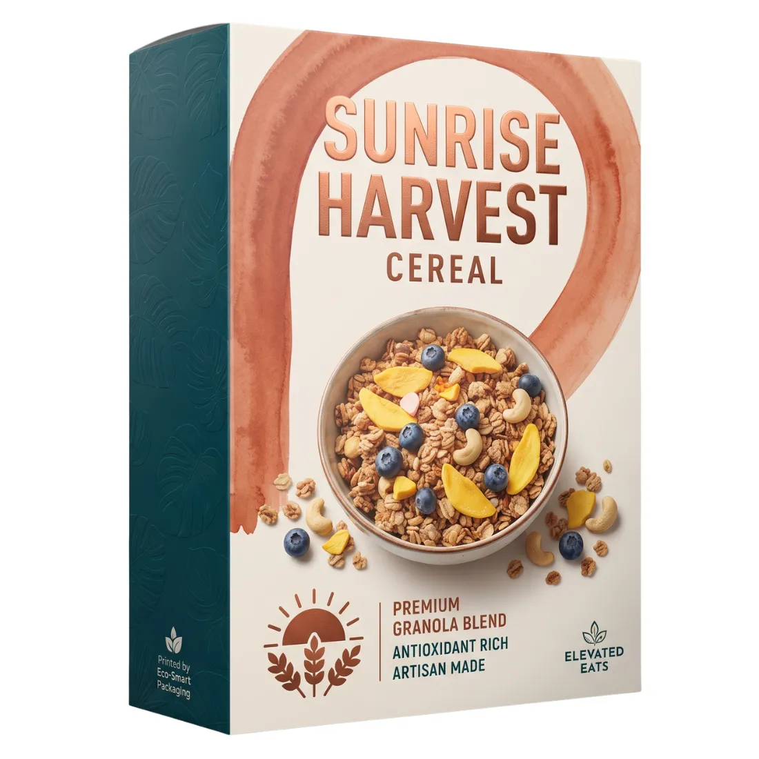 Custom Colorful Cereal Boxes