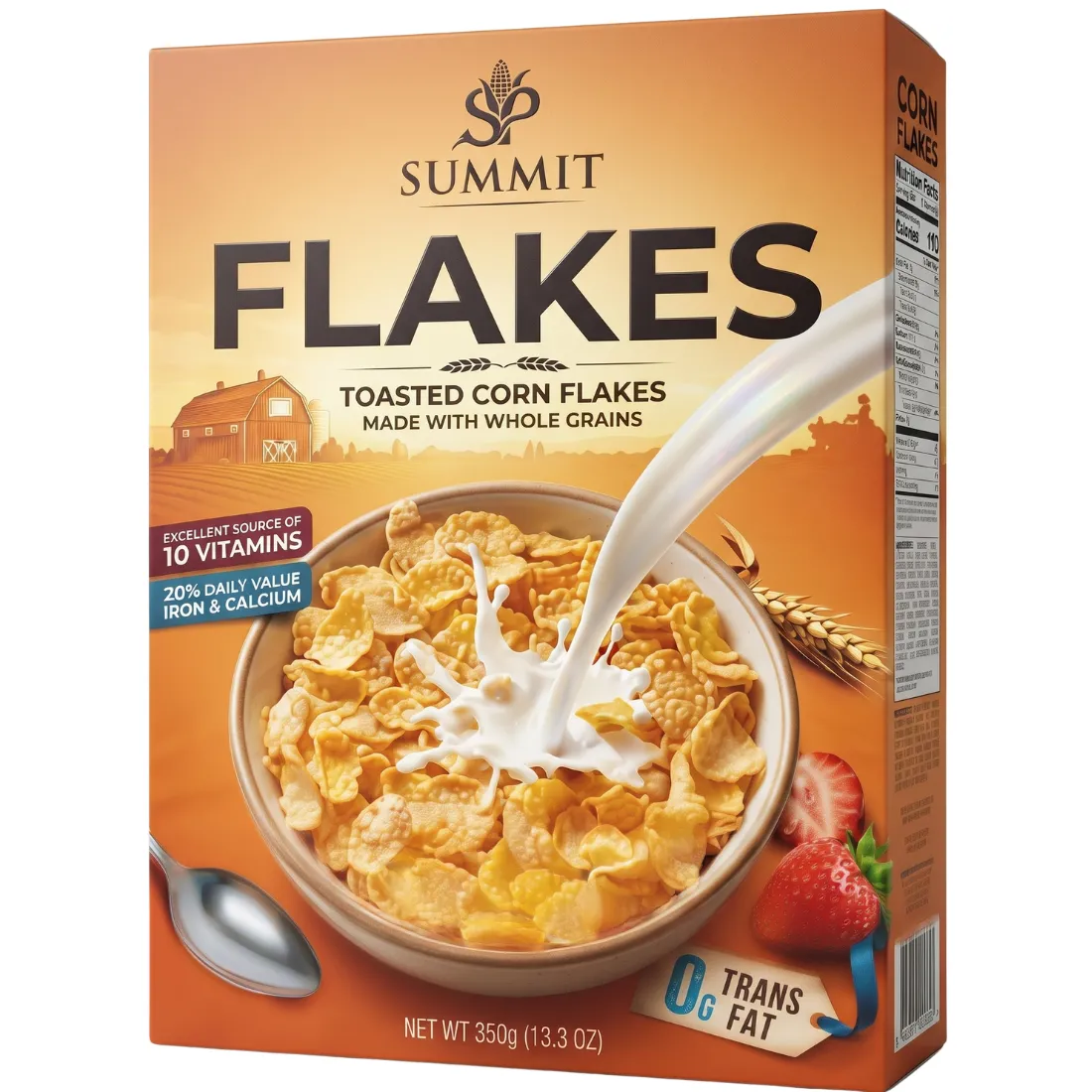 Custom Corn Flakes Cereal Boxes
