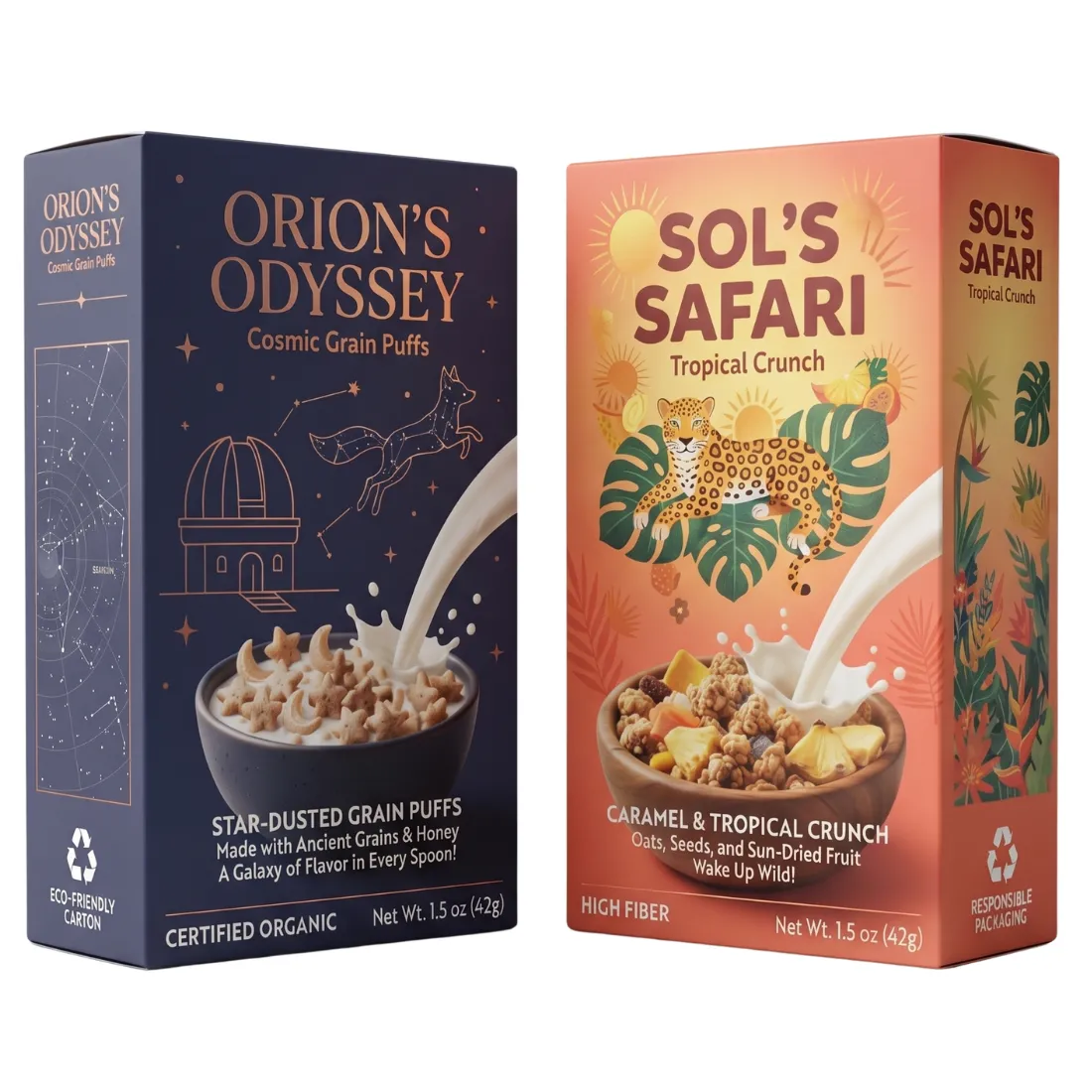Custom Mini Cereal Boxes