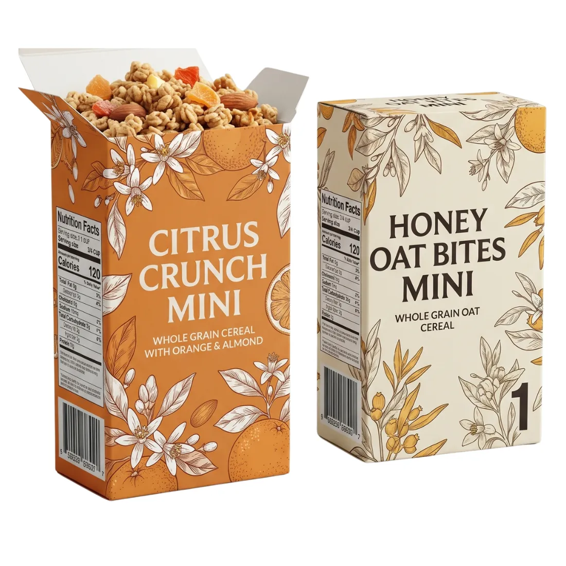 Custom Mini Cereal Boxes
